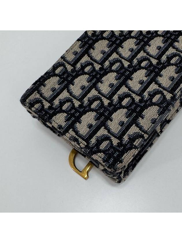 Oblique Chain Phone Holder Bag Cross S5641CTZQ M928 - DIOR - BALAAN 10