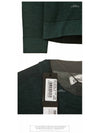 Wappen Patch Round Wool Knit Top Dark Green - STONE ISLAND - BALAAN 8