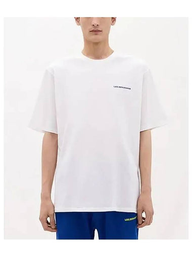 LES BENJAMI Ami NS M relaxed tee 041 white - LES BENJAMINS - BALAAN 1