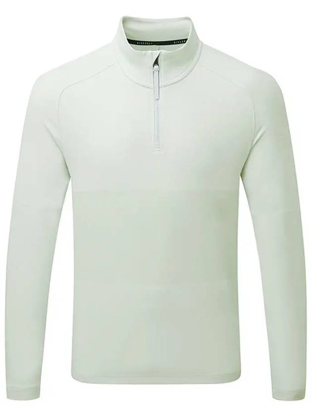 Golf Vapor Dri-Fit Half Zip-Up Long Sleeve T-Shirt Light Green - NIKE - BALAAN 2