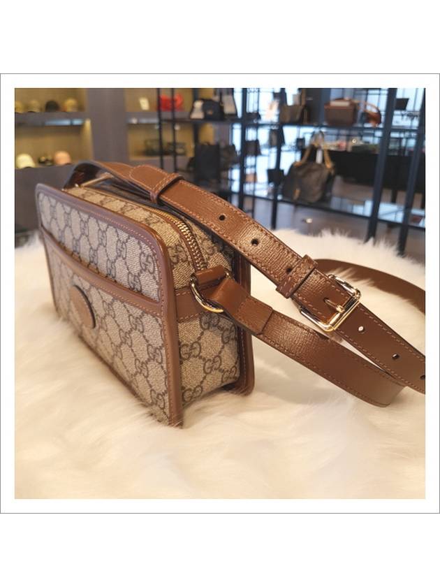 GG Interlocking Mini Cross Bag Brown - GUCCI - BALAAN 5