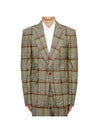 Men's Check Jacket Beige - VIVIENNE WESTWOOD - BALAAN 1