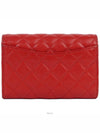 Classic flap medium wallet red gold plated 74267 - CHANEL - BALAAN 2