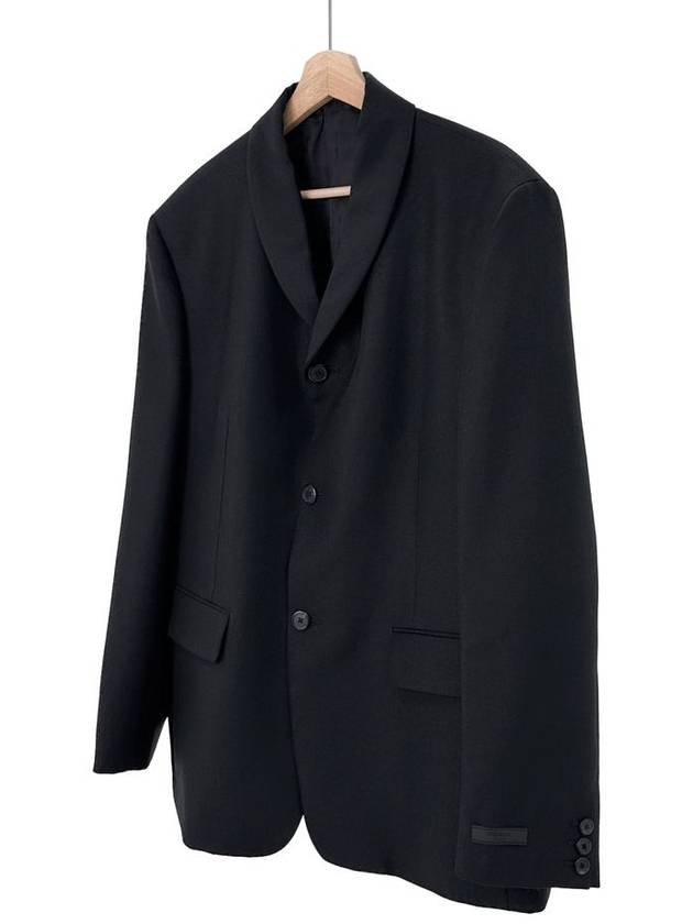 52 Men s Single Breasted Shawl Collar Wool Blazer Jacket - PRADA - BALAAN 1