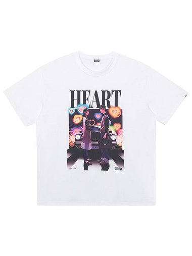 Artist Heart Short Sleeve T-Shirt White - ULKIN - BALAAN 1