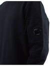 Diagonal Raised Fleece Sweatshirt Black - CP COMPANY - BALAAN 8