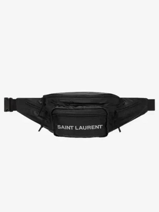 Nylon Logo Nuxx Cross Bag Black - SAINT LAURENT - BALAAN 2