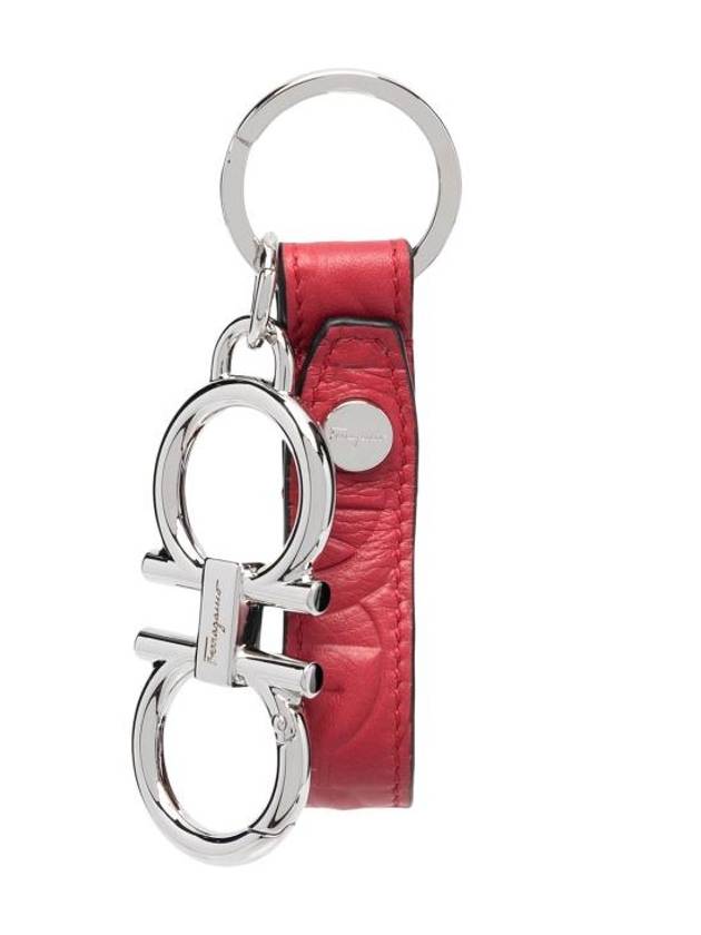 Gancini Key Holder Red - SALVATORE FERRAGAMO - BALAAN 1