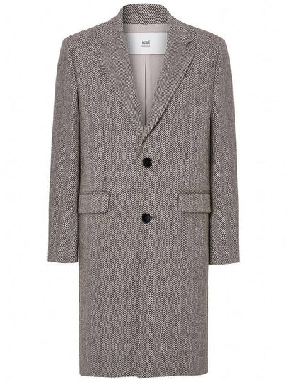 Herringbone Single Coat Grey - AMI - BALAAN 2