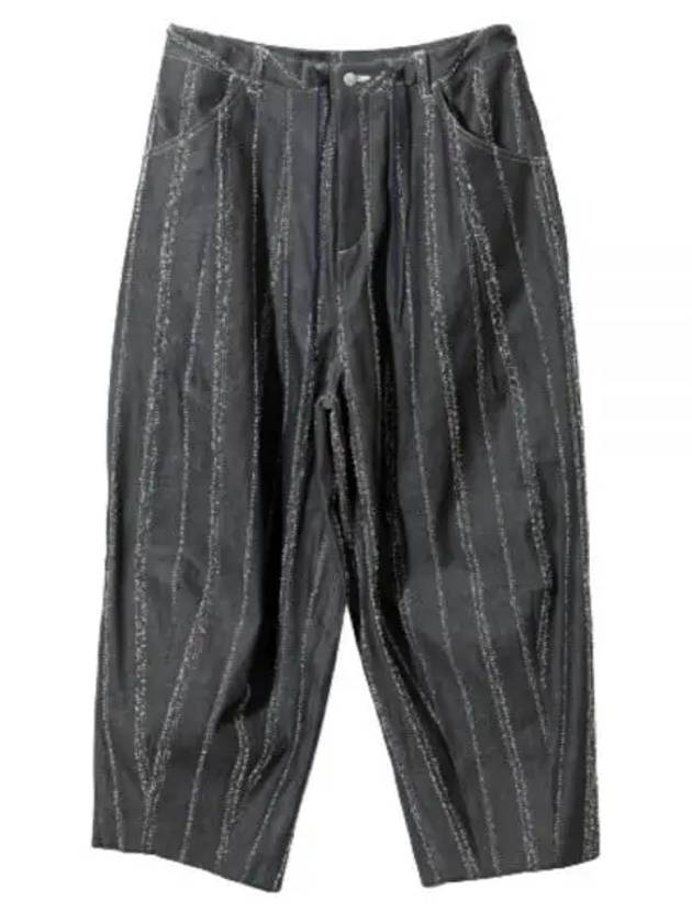 Striped HD Denim Wide Pants Indigo - NEEDLES - BALAAN 2