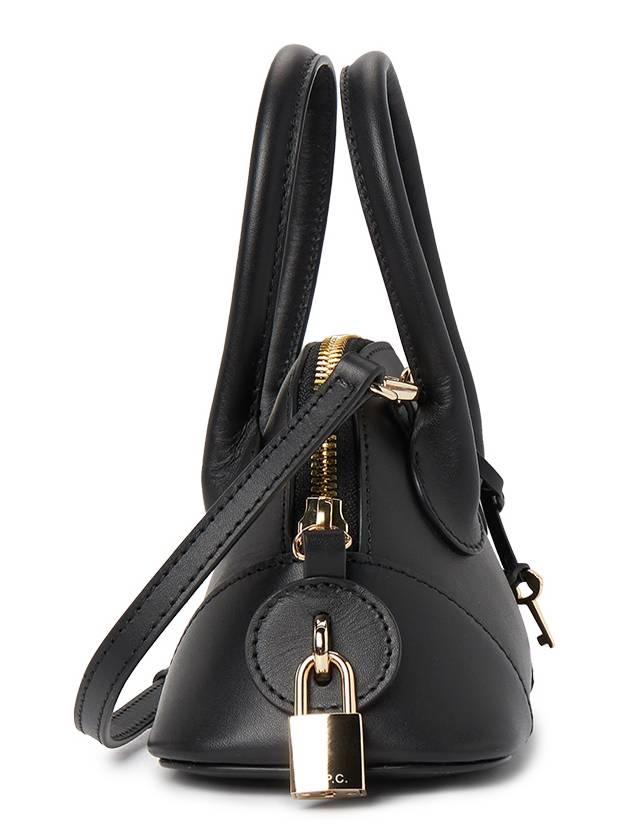 Women's Emma Mini Leather Tote Bag Black - A.P.C. - BALAAN 3