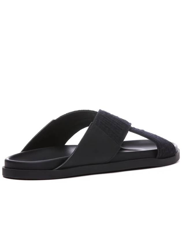 Cross Webbing Strap Sandals Black - GIVENCHY - BALAAN 4