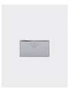 Leather Medium Wallet Cornflower Boutique - PRADA - BALAAN 2