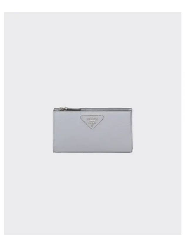 Leather Medium Wallet Cornflower Boutique - PRADA - BALAAN 2