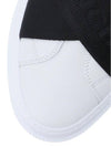 Double Webbing Strap Leather Slip Ons White - GIVENCHY - BALAAN 5