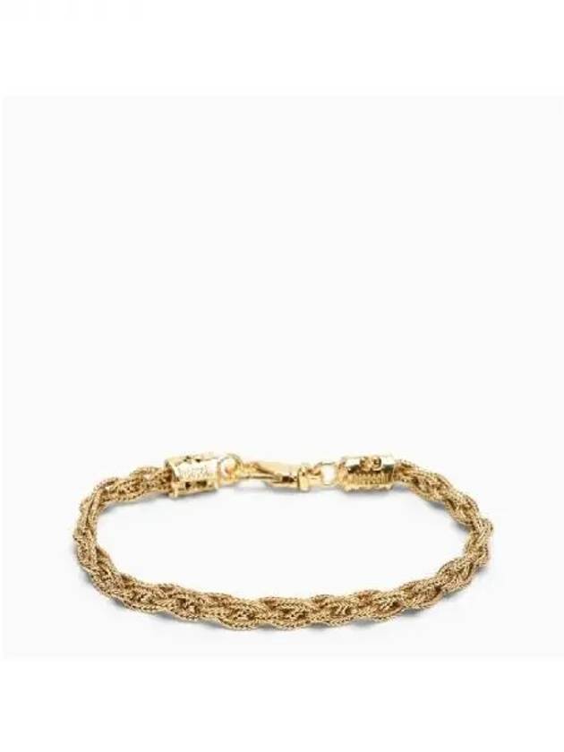 Emanuele Bicocchi Gold Plaid Braid Chain Bracelet 271248 - EMANUELE BICOCCHI - BALAAN 1