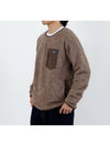 Men's Los Gatos Crew Fleece Sweatshirt Jacket Brown L - PATAGONIA - BALAAN 3