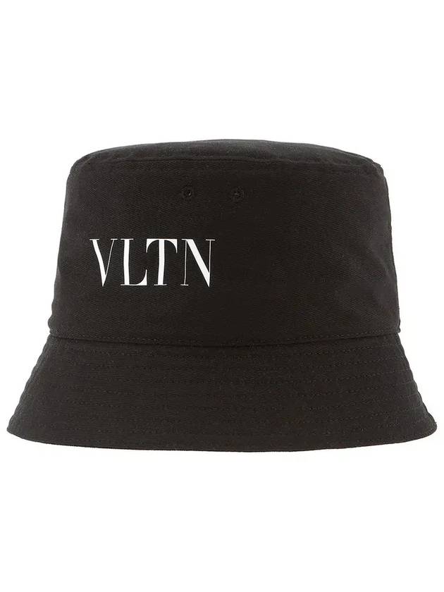 VLTN Print Bucket Hat Black - VALENTINO - BALAAN 6