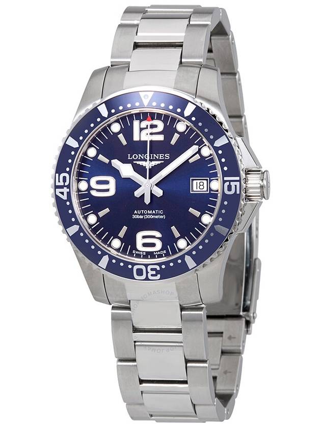 Hydro Conquest Automatic 39mm Steel Watch Blue - LONGINES - BALAAN 2