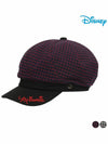 Women s check color combination hat DK3LAC005 - DISNEY GOLF - BALAAN 1