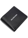 Logo Print Half Wallet Black - BALENCIAGA - BALAAN 6