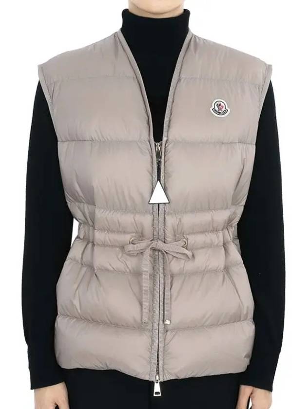 Women NAI Down Padded String Vest Beige 1A00060 595FE 205 - MONCLER - BALAAN 2