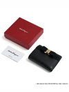 Vara Bow Half Wallet Black - SALVATORE FERRAGAMO - BALAAN 4