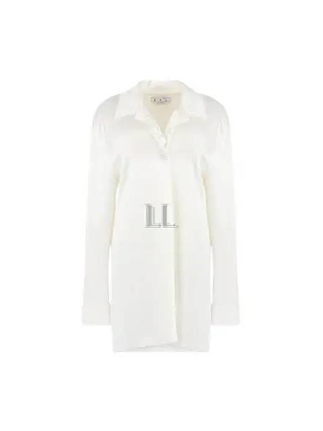 Satin Shirt Ivory - OFF WHITE - BALAAN 2