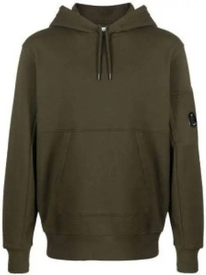 Diagonal Raised Fleece Hoodie Ivy Green - CP COMPANY - BALAAN 2