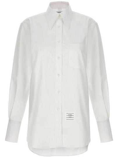 White Cotton Shirt FLL169A03113100 B0560985581 - THOM BROWNE - BALAAN 2