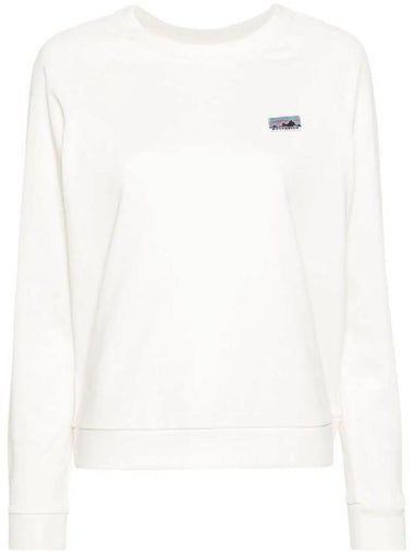 Regenerative Organic Cotton Sweatshirt Wool White - PATAGONIA - BALAAN 1