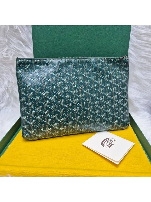 Sena Clutch Bag MM Special Green - GOYARD - BALAAN 4