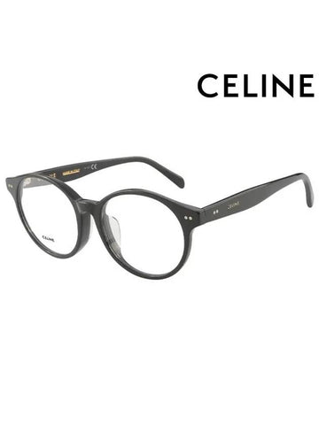 Glasses Frame CL50008F 001 Round Acetate Men Women - CELINE - BALAAN 1