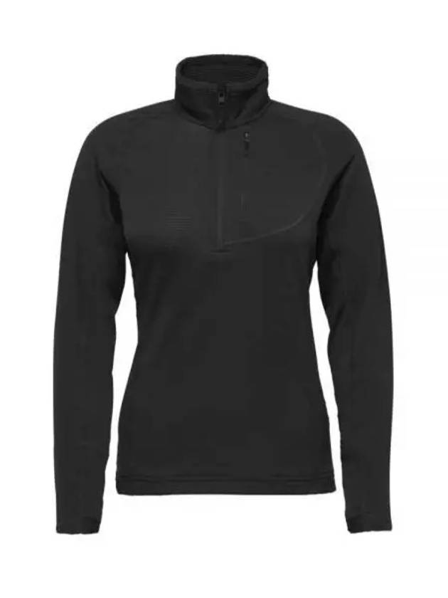 BLACK DIAMOND Coificant LT Quarter Zip WOMENS NAWAP760027 - BLACKBROWN - BALAAN 1