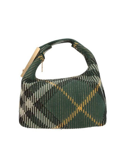 Peg Medium Check Pattern Duffel Bag Green - BURBERRY - BALAAN 2