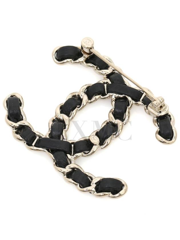 CC chain brooch black gold pendant A96202 - CHANEL - BALAAN 6