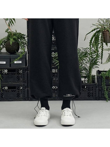 RE Brace Logo String Track Pants Black - REPLAYCONTAINER - BALAAN 1