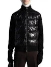 graphic padded wool cardigan black - MONCLER - BALAAN 3