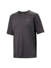 Cormac Crew Neck Short Sleeve T-Shirt Black Heather - ARC'TERYX - BALAAN 2