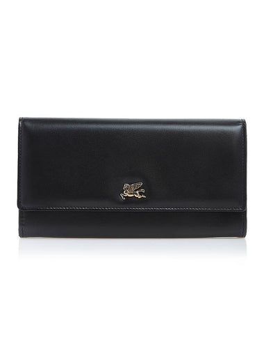 Pegasus Flap Long Wallet Black - ETRO - BALAAN 1