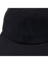 Women's Side Logo Embroidered Ball Cap Black - JACQUEMUS - BALAAN.