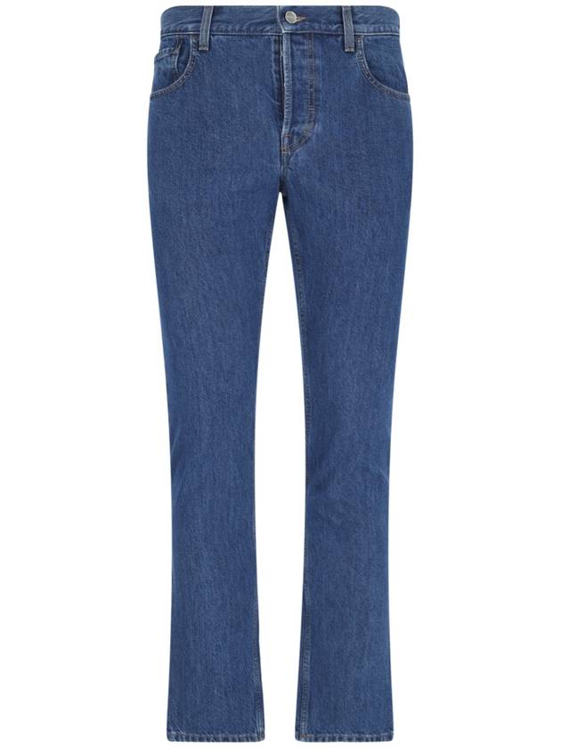 Web Tapered Denim Jeans Blue - GUCCI - BALAAN 2