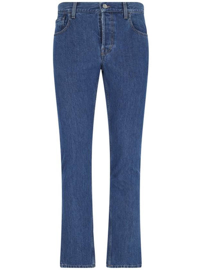 Web Tapered Denim Jeans Blue - GUCCI - BALAAN 2