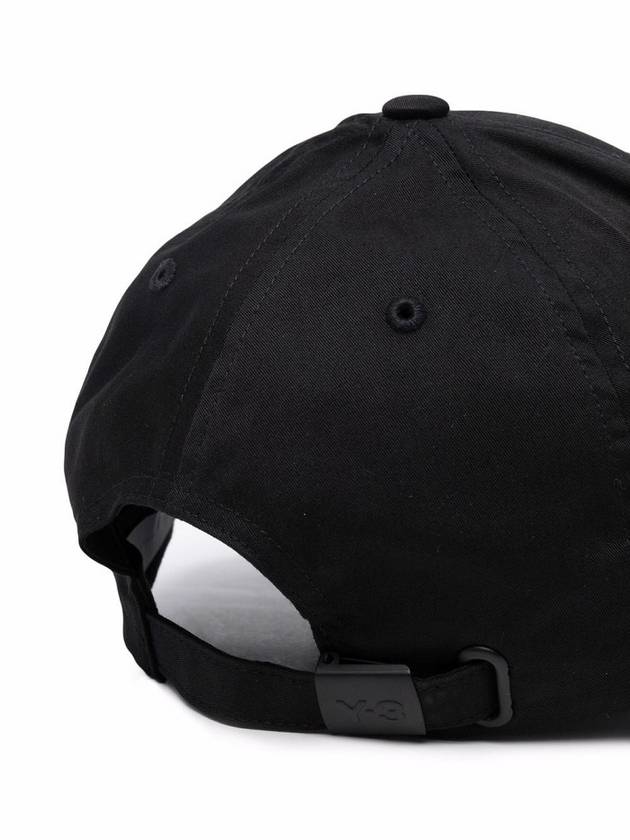 Square Logo Patch Ball Cap Black - Y-3 - BALAAN 4