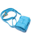 Candy Cassette Padded Mini Cross Bag Blue - BOTTEGA VENETA - BALAAN 6