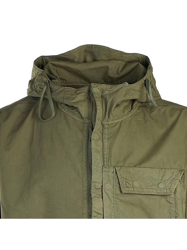 Gabardine Lens Long Sleeve Anorak Green - CP COMPANY - BALAAN 5