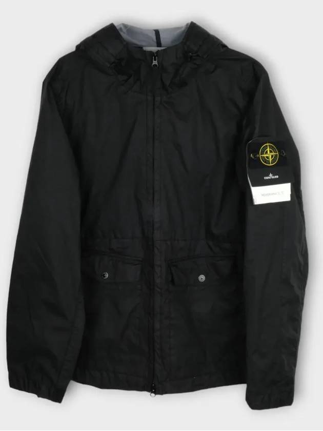 Membrana 3L TC Hooded Jacket Black - STONE ISLAND - BALAAN 3