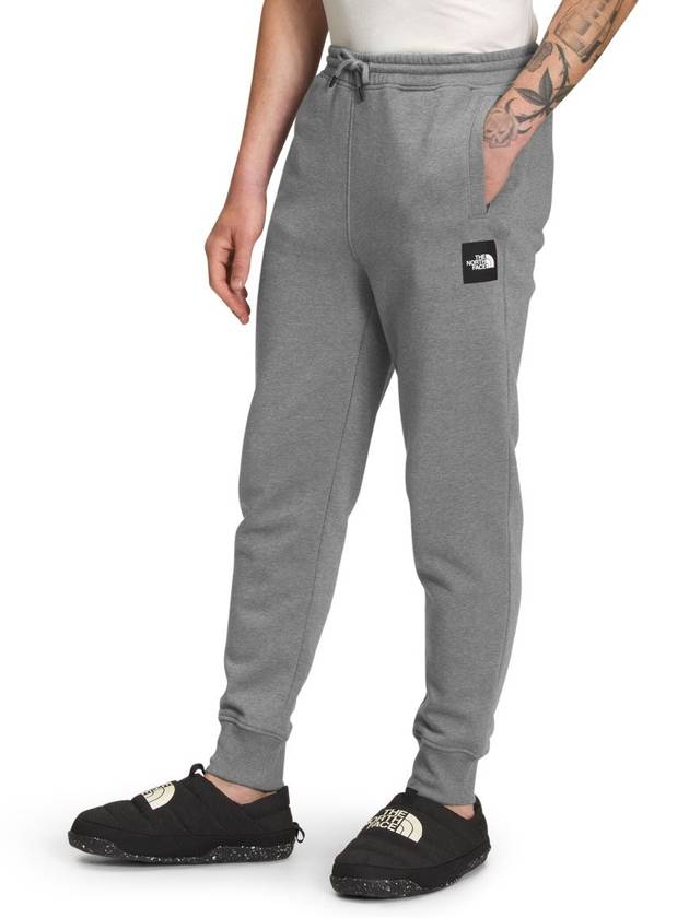 Men's Box NSE Jogger Cotton Track Pants Grey - THE NORTH FACE - BALAAN 3