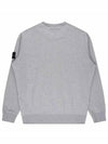 Wappen Patch Garment Dyed Sweatshirt Grey - STONE ISLAND - BALAAN 4