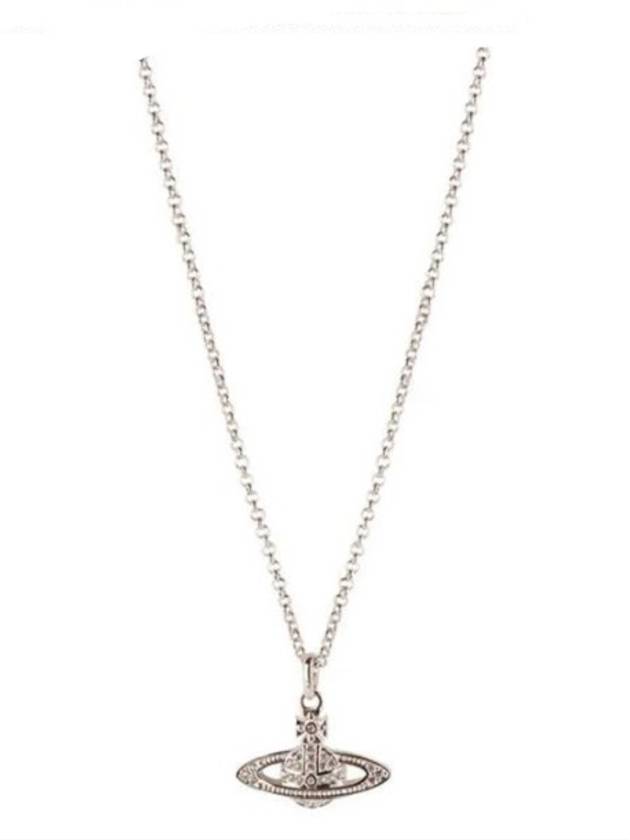 Mini Bas Relief Pendant Necklace Silver - VIVIENNE WESTWOOD - BALAAN 3